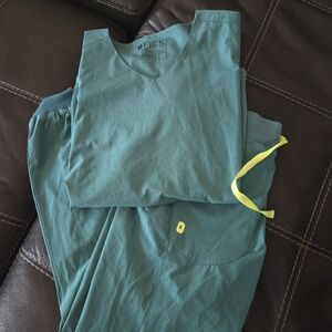 Figs "teal" scrub set
